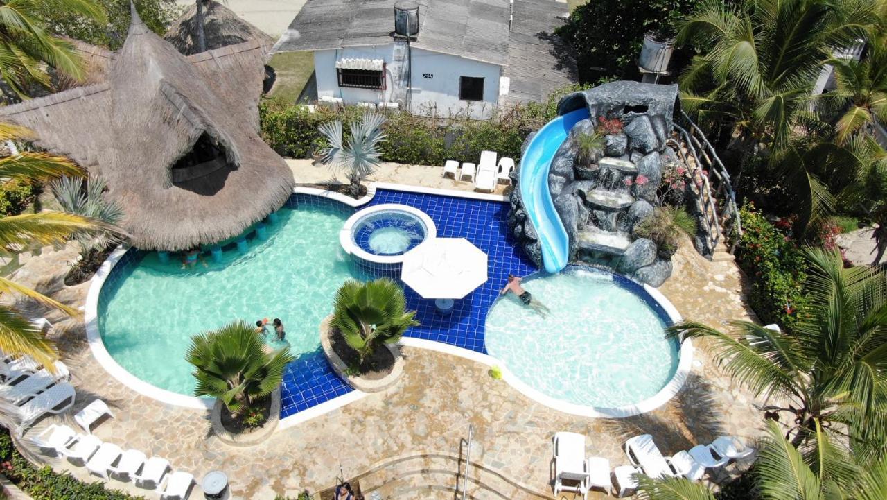 Cabanas Aqua Blue Coveñas Exterior foto